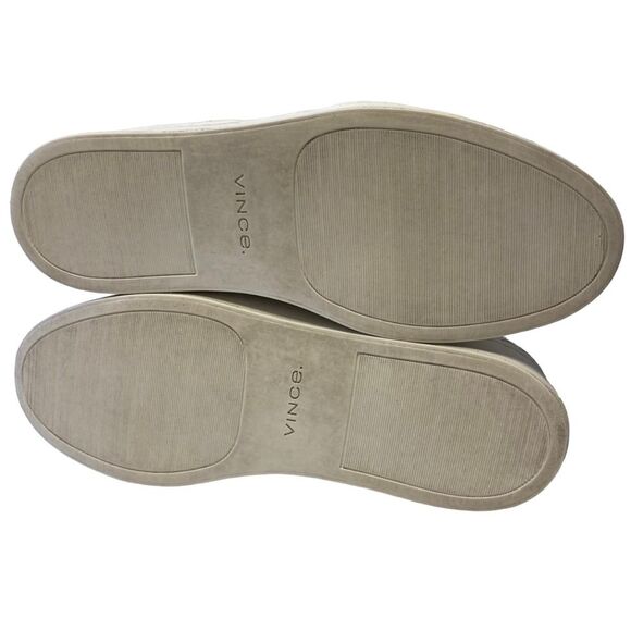 VINCE Warren Platform Slip-On Sneakers, black/white, Size 8.5 - Picture 5 of 6